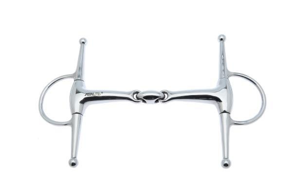 Driedelig Fullcheek bit in de groep Paardenuitrusting / Bitten / Kneveltrensen bij Equinest (0063310000X)