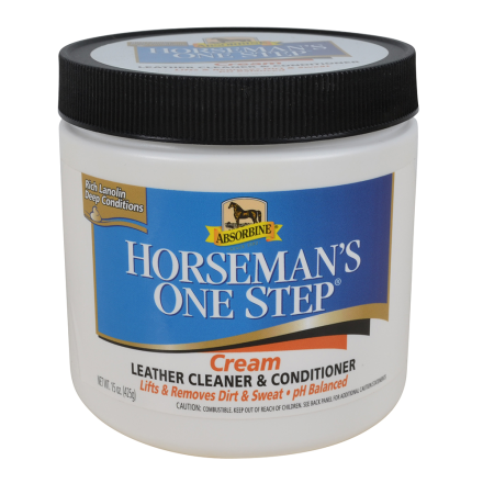 Leder Crème Horsemans One Step 425 g in de groep Paardenverzorging en Verzorging / Leerverzorging bij Equinest (0991)