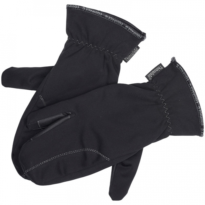 Winterhandschoen 3-vinger Colt Zwart in de groep Rijkleding / Handschoenen bij Equinest (100271001BA)