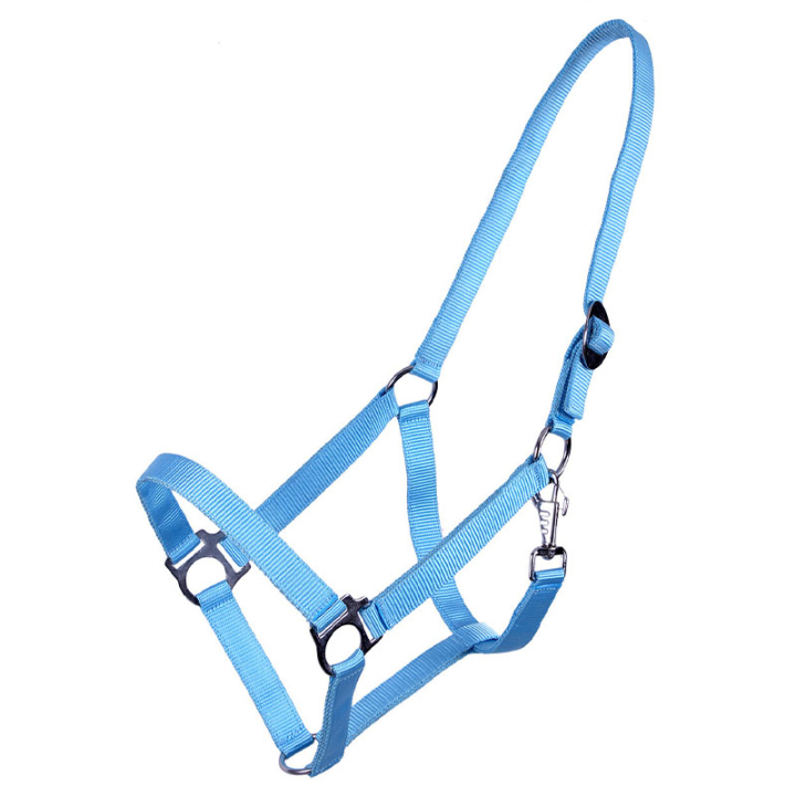 Halster Slide Lichtblauw in de groep Paardenuitrusting / Halsters / Stof- & Nylon Halsters bij Equinest (1040SK1LBL_r)