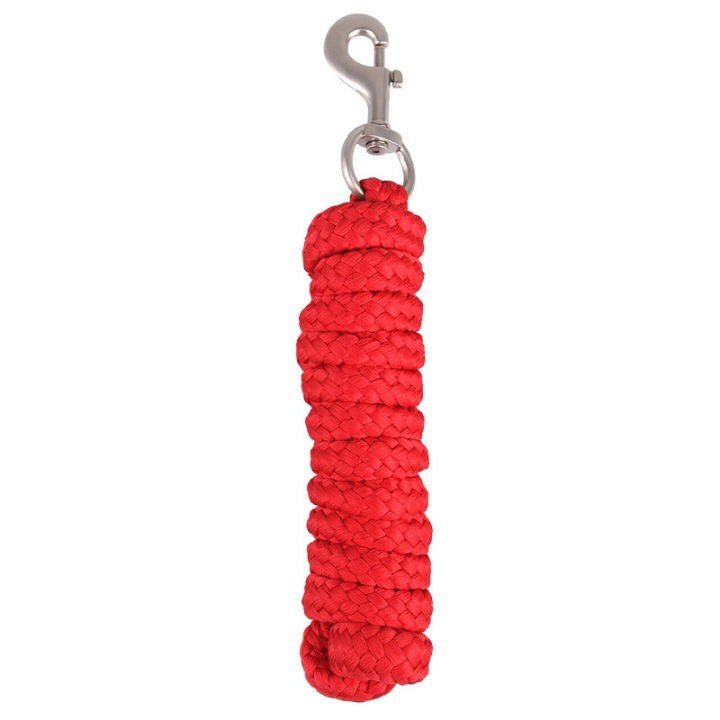 Halster Heavy Snap 2m Rood in de groep Paardenuitrusting / Halstertouwen & Transport Halstertouwen / Nylon & Katoenen halstertouw bij Equinest (1105FRO200RE)