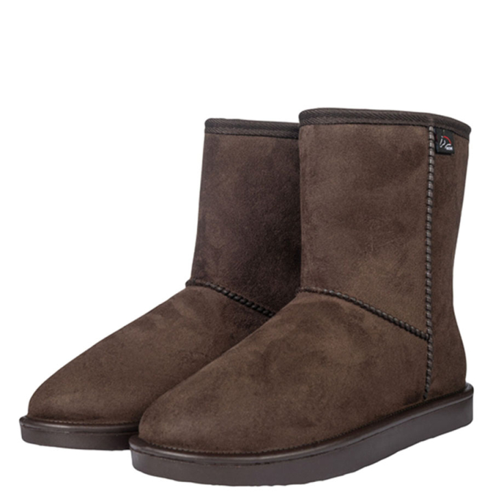 Gevoerde Allweatherlaarzen Davos Donkerbruin in de groep Schoenen, Laarzen & Chaps / Schoenen bij Equinest (111262100005DBR_r)