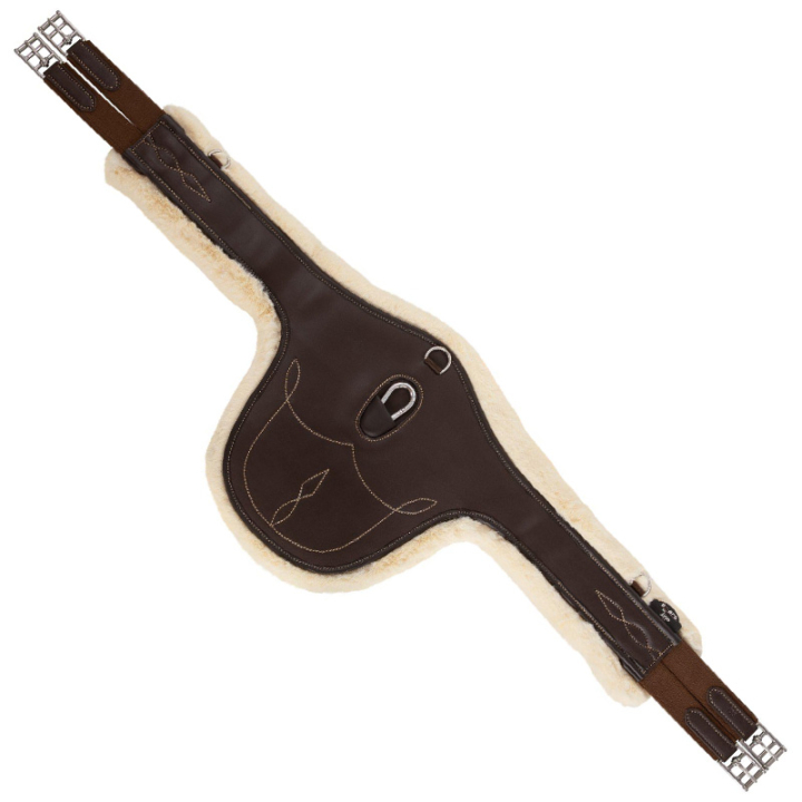 Anatomische Buikplaat Smart Synthetic Bruin in de groep Paardenuitrusting / Singels / Buikplaten & Springtuigen bij Equinest (113511BR_r)