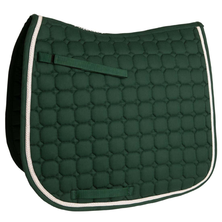Dressuurzadeldekje Octagon Quilt Donkergroen in de groep Paardenuitrusting / Zadeldekjes / Dressuurzadeldekjes bij Equinest (132034DGN_r)