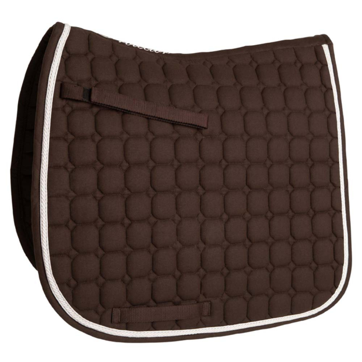 Dressuurzadeldekje Octagon Quilt Bruin in de groep Paardenuitrusting / Zadeldekjes / Dressuurzadeldekjes bij Equinest (132054BR_r)