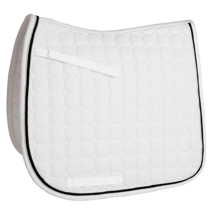 Dressuurzadeldekje Octagon Quilt Wit in de groep Paardenuitrusting / Zadeldekjes / Dressuurzadeldekjes bij Equinest (132074WH_r)