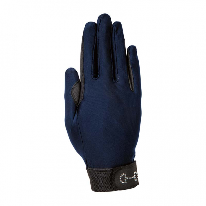 Rijhandschoenen Monaco Style Marineblauw in de groep Rijkleding / Handschoenen bij Equinest (13236Ma_r)