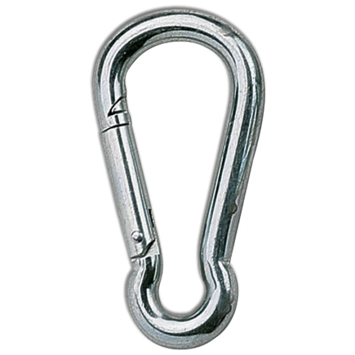 Karabijnhaak Carabiner Zilver in de groep Stal & Weide / Staluitrusting / Haken & Hangers bij Equinest (170400SI)