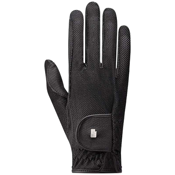 Rijhandschoenen Kind/Junior Roeck-Grip Lite Zwart in de groep Rijkleding / Handschoenen bij Equinest (180831005590BA_r)