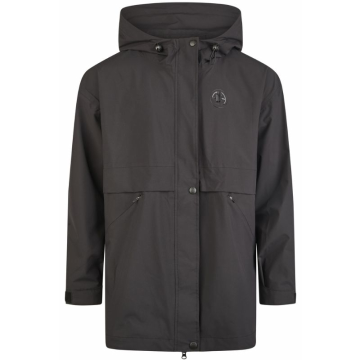 Regenjas Rain-Zip-Poncho Zwart in de groep Rijkleding / Jassen / Regenjassen bij Equinest (18440026BA_r)