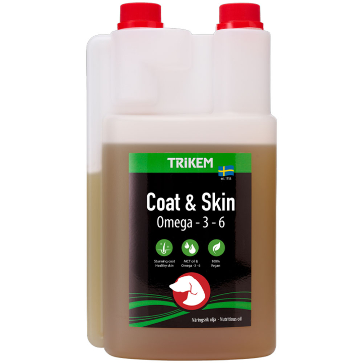 Coat & Skin 1000ml in de groep Voedingssupplement / Voedingssupplement hond bij Equinest (1845010-1000)