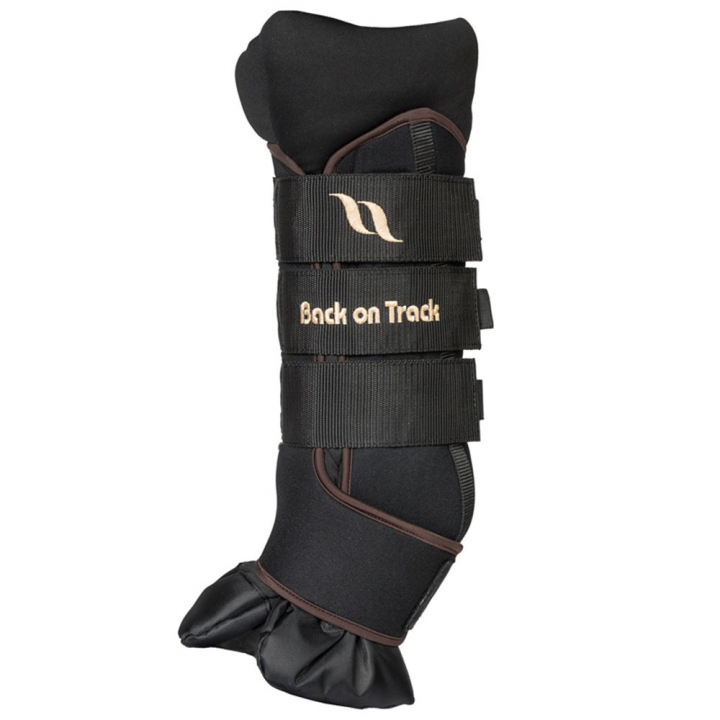 Stalbandage Royal Quick Wraps Deluxe Zwart/Bruin in de groep Paardenuitrusting / Scheenbeschermers & Beenwraps / Transportbescherming & Stalbescherming bij Equinest (20339001BR)