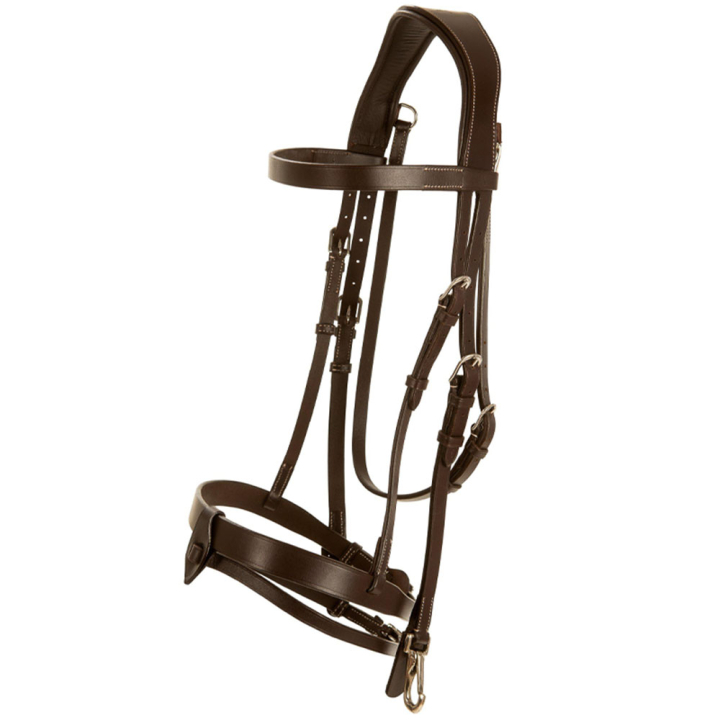 Bidsel Trainer Basic Donkerbruin in de groep Paardenuitrusting / Hoofdstellen & Frontriemen / Hoofdstel bij Equinest (204162DBR_r)