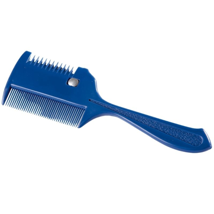 Trimkam Mane Blauw in de groep Paardenverzorging en Verzorging / Borstels / Scharen & Trimmesjes bij Equinest (217900BL)