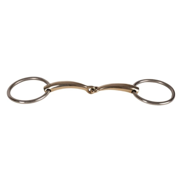 Enkelgebroken Trens met Losse Ringen Sweet Copper 16mm in de groep Paardenuitrusting / Bitten / Watertrensen bij Equinest (22002411_r)