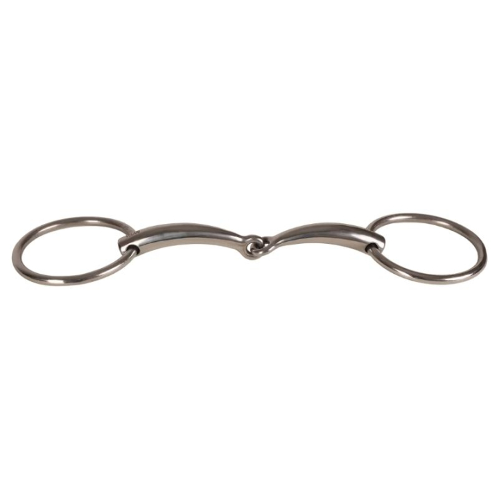 Enkelgebroken Trens met Losse Ringen Stainless Steel 16mm in de groep Paardenuitrusting / Bitten / Watertrensen bij Equinest (22002421_r)