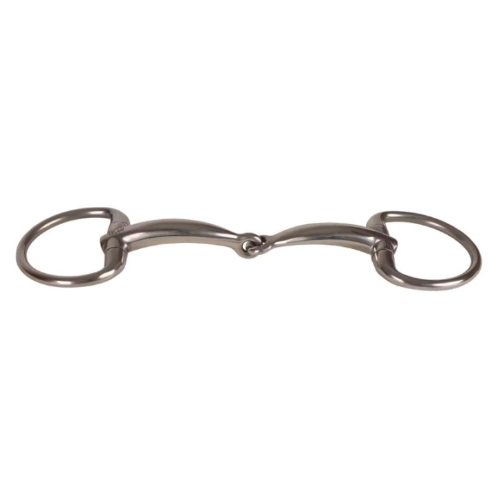 Olijfbit Enkelgebroken Stainless Steel 14mm in de groep Paardenuitrusting / Bitten / Bustrensen bij Equinest (22005421_r)