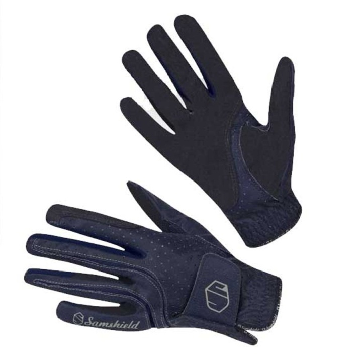 Rijhandschoen V-Skin Hunter Marineblauw 10,5 in de groep Rijkleding / Handschoenen bij Equinest (22175-HUMA-10_5)