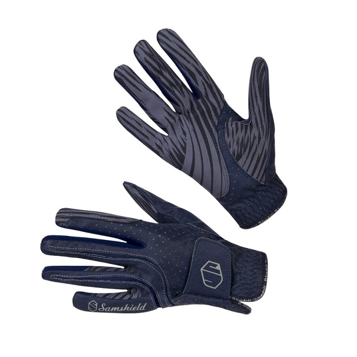 Rijhandschoen V-Skin Marineblauw in de groep Rijkleding / Handschoenen bij Equinest (22176_M_r)