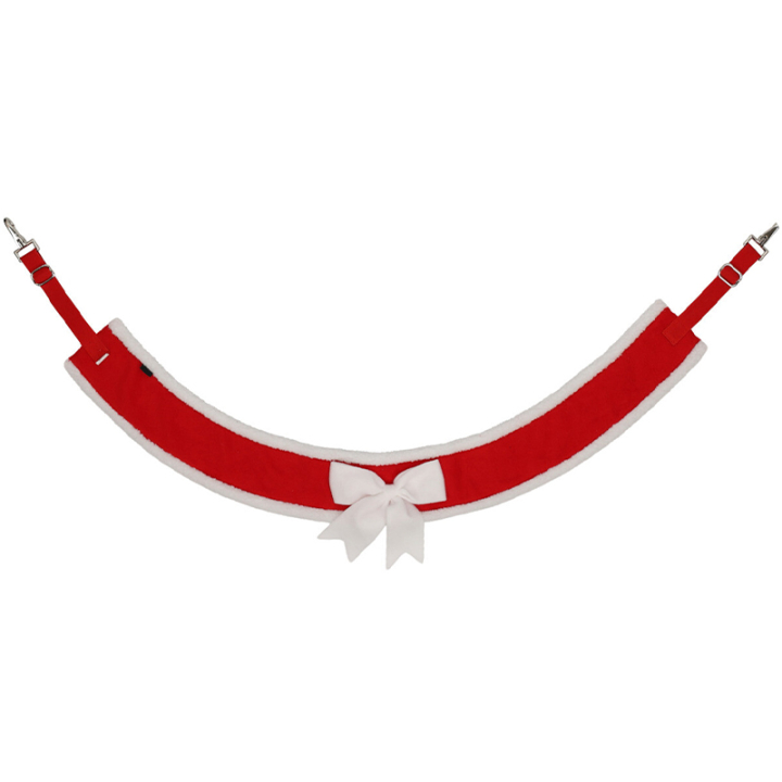 Borsttuig Christmas Rood/Wit in de groep Feestdagen & Verkleedpartijen bij Equinest (2264RO3REWH_r)
