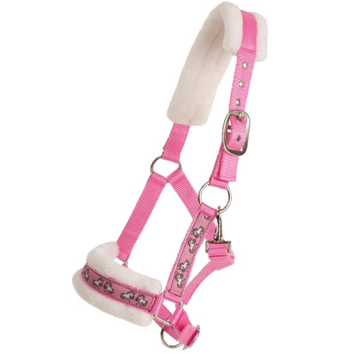 Halster Unicorn Edition Roze in de groep Paardenuitrusting / Halsters / Stof- & Nylon Halsters bij Equinest (246460PI_r)