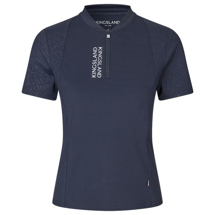 T-shirt KLNima 1/4 Zip Marineblauw in de groep Rijkleding / Rijtops & T-shirts / T-shirts bij Equinest (251020514760NA_r)