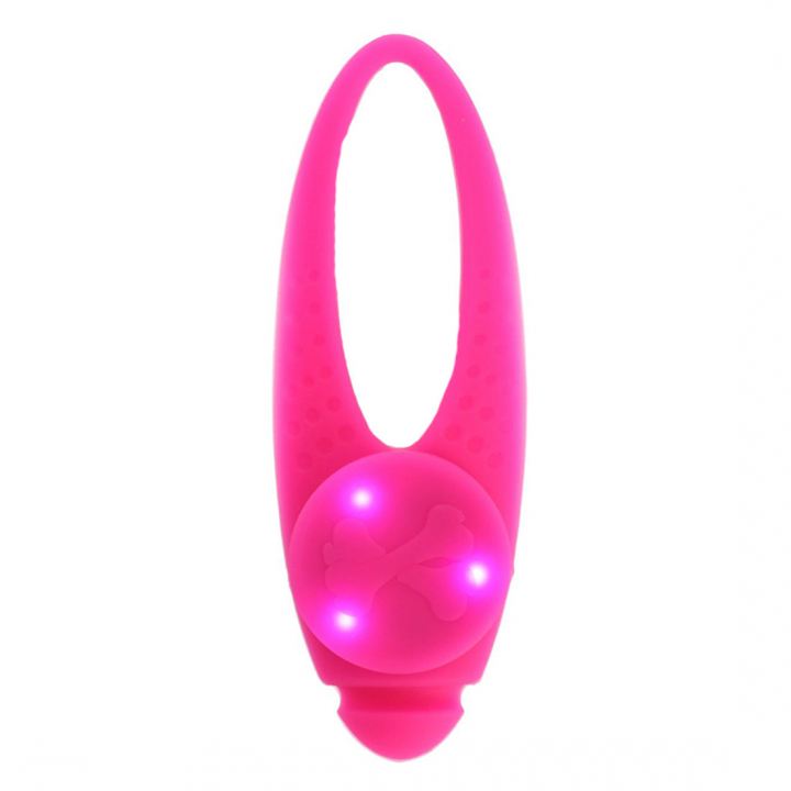 Knipperlamp Basic Siliconen LED Roze in de groep Hond / Reflectoren, Verlichting & Knipperlichten bij Equinest (260608PI)