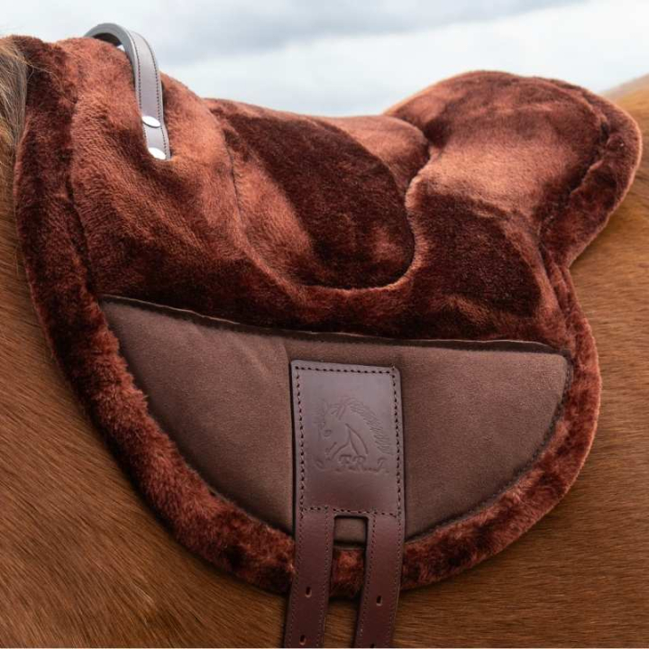 Barebackpad Bisco Bruin in de groep Paardenuitrusting / Zadels & Barebackpads bij Equinest (2703261818BR_r)