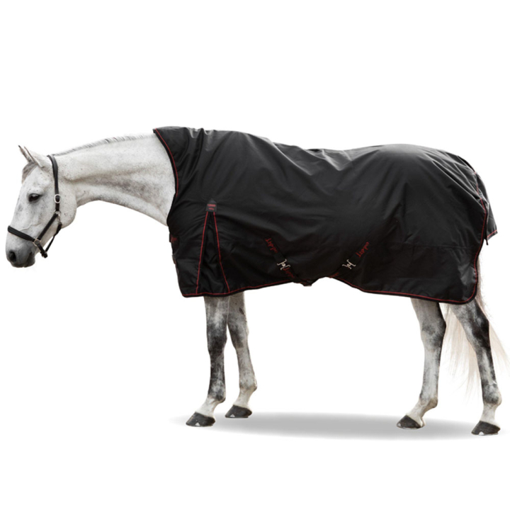 Buitendeke Supreme Halvhals 1200D 100g Zwart in de groep Paardendekens / Buitendekens / Overgangsdekens bij Equinest (301111BA_r)