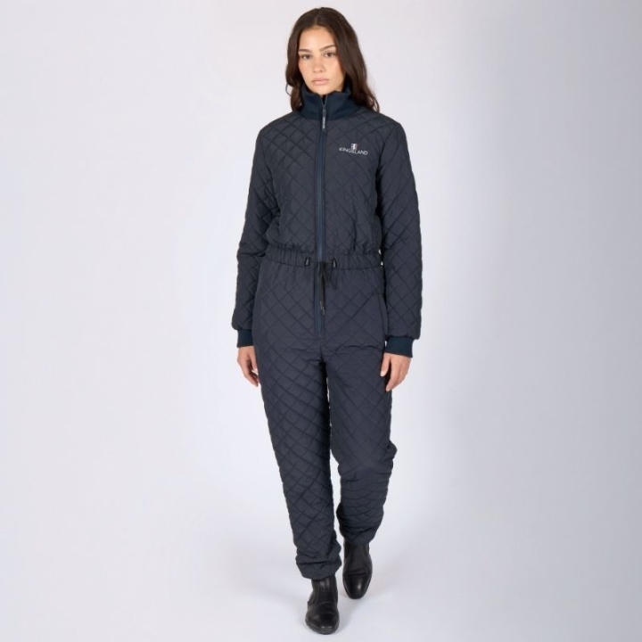 Overall Classic Quilted Onepiece Marineblauw in de groep Rijkleding / Rij-overalls bij Equinest (3117160201011NA_r)