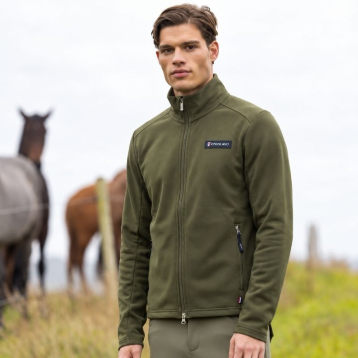 Fleecevest Classic Mens Polar Groen in de groep Rijkleding / Jassen / Rijjassen bij Equinest (3163687871011GN_r)