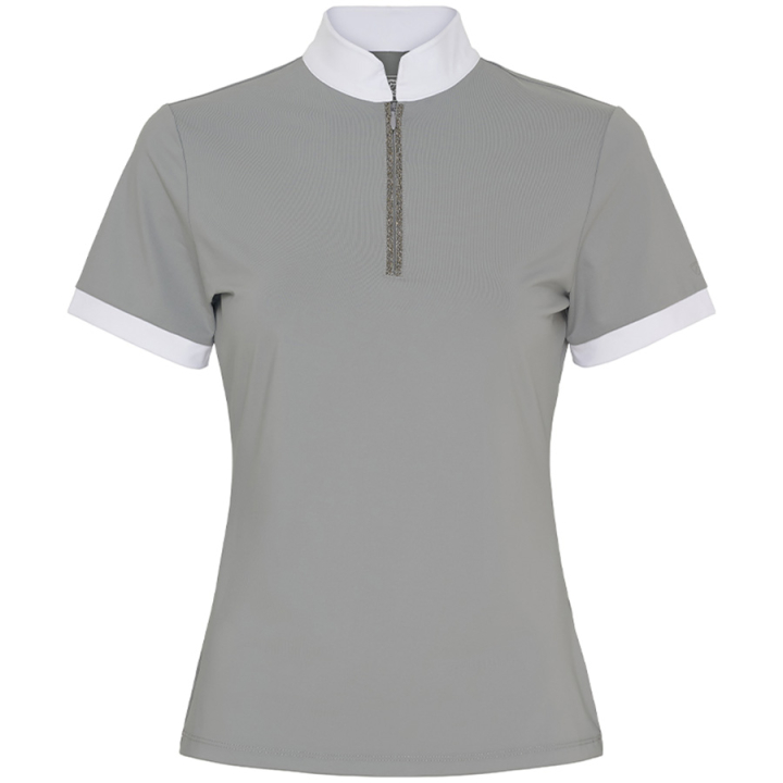 Wedstrijdshirt Nice Grijs in de groep Rijkleding / Rijtops & T-shirts / Wedstrijdtops bij Equinest (31671040GR_r)