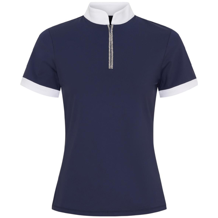 Wedstrijdshirt Nice Marineblauw in de groep Rijkleding / Rijtops & T-shirts / Wedstrijdtops bij Equinest (31673014NA_r)