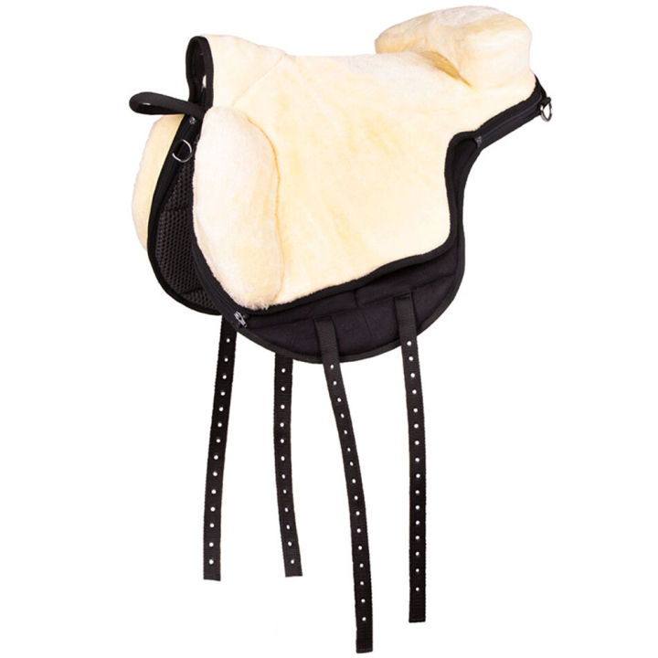 Barback Pad Super Soft Zwart/Natuur in de groep Paardenuitrusting / Zadels & Barebackpads bij Equinest (3181ZW1_r)