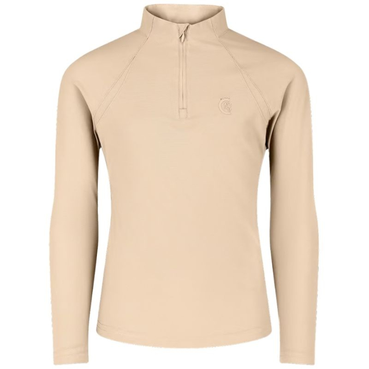 Trainingstop Kind/Junior Girl Madrid Long Sleeve Beige in de groep Rijkleding / Truien bij Equinest (3201332110BE_r)