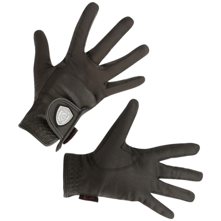 Rijhandschoenen Dana Zwart in de groep Rijkleding / Handschoenen bij Equinest (3211562BA_r)