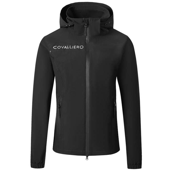 Regenjas Waterproof Zwart in de groep Rijkleding / Jassen / Regenjassen bij Equinest (3229158BA_r)