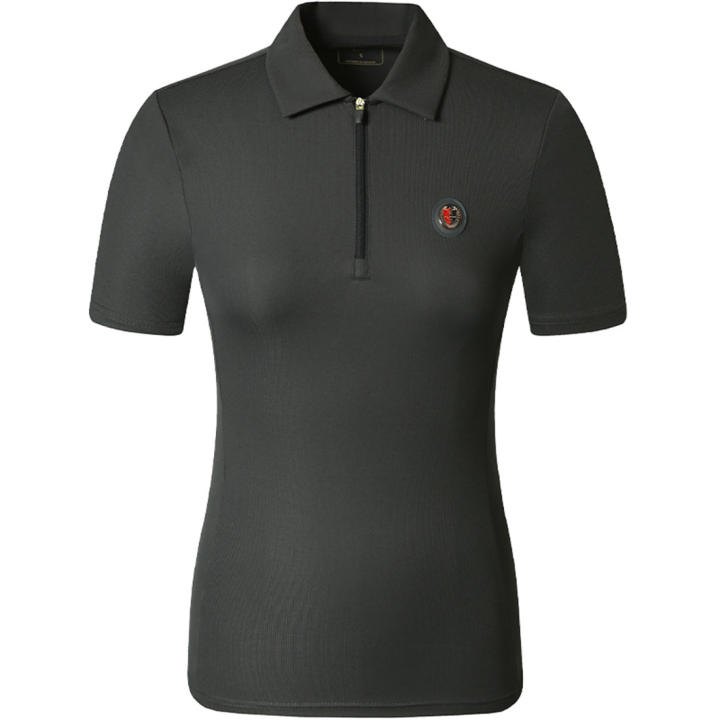 T-shirt Anniversary 1/2 Zip Grijs in de groep Rijkleding / Rijtops & T-shirts / T-shirts bij Equinest (3230030GR_r)