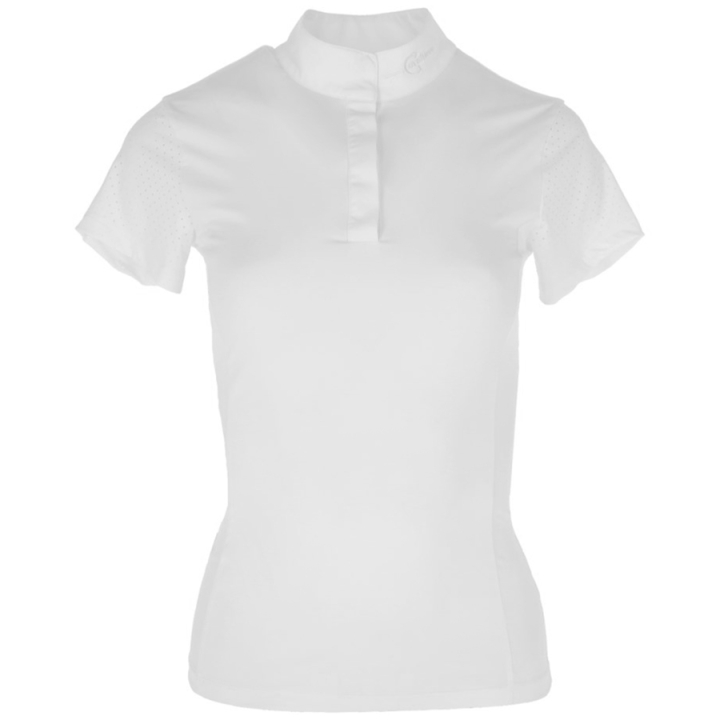 Wedstrijdtop Laser Wit in de groep Rijkleding / Rijtops & T-shirts / Wedstrijdtops bij Equinest (3230323WH_r)