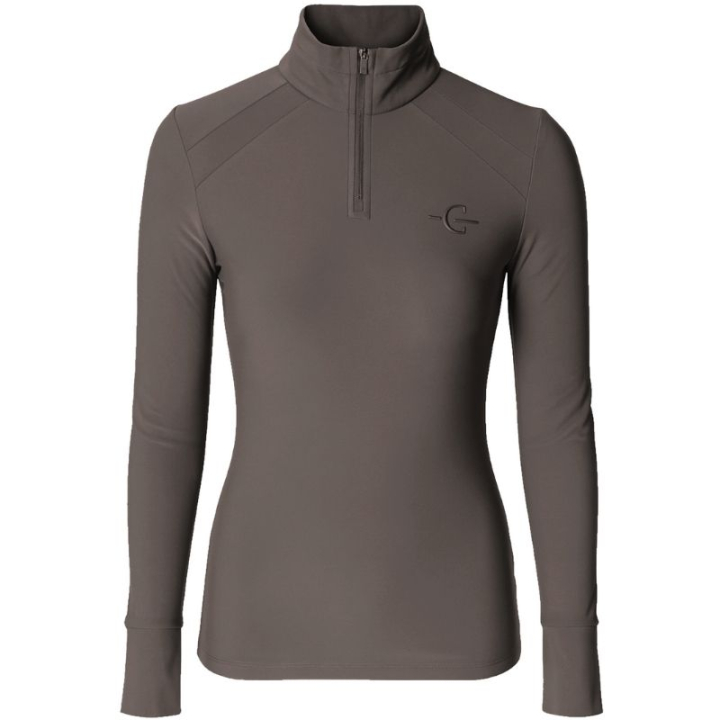 Rijshirt Active Long Sleeve Bruin in de groep Rijkleding / Truien bij Equinest (3232662BR_r)