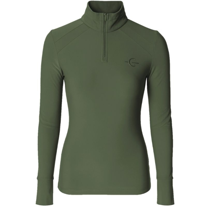 Rijshirt Active Long Sleeve Groen in de groep Rijkleding / Truien bij Equinest (3232668GN_r)