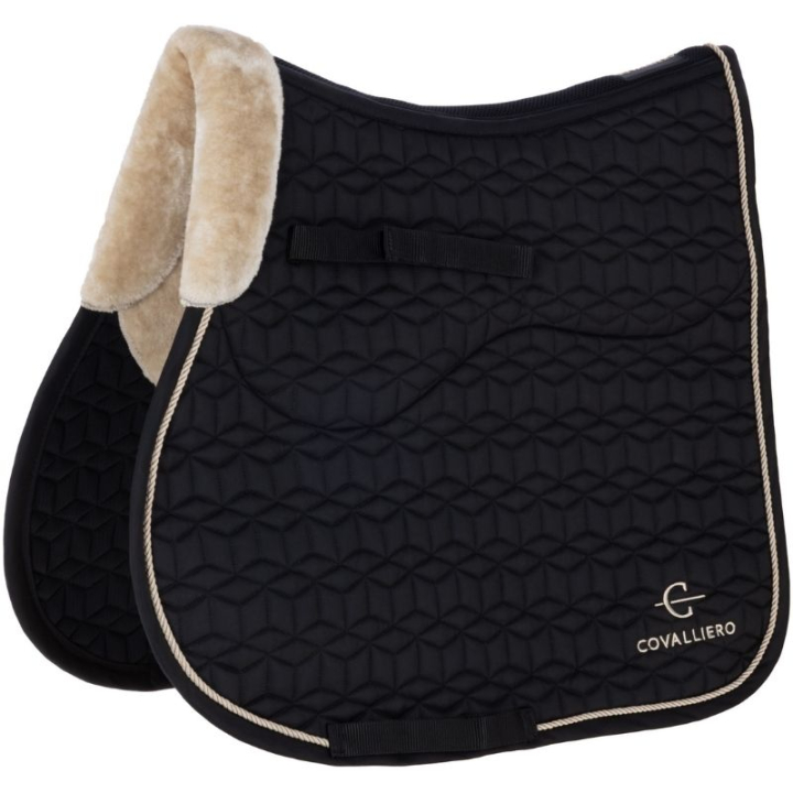 Springzadeldekje Soft Zwart in de groep Paardenuitrusting / Zadeldekjes / Springzadeldekjes & Veelzijdigheidszadeldekjes bij Equinest (3233127BA_r)