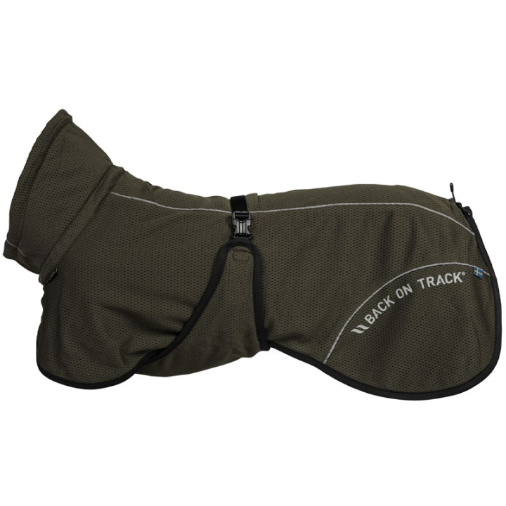 Honden Meshjas Bay High Tail Olijfgroen in de groep Hond / Hondendekens & Hondentruien bij Equinest (32356530OGN_r)