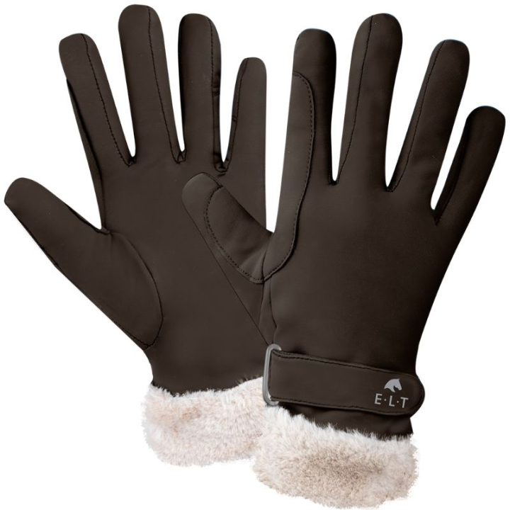 Winterrijhandschoenen St. Moritz Bruin in de groep Rijkleding / Handschoenen bij Equinest (3246359LBR_r)