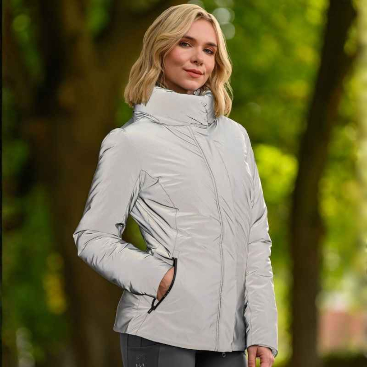 Rijjas Reflective Grijs in de groep Rijkleding / Jassen / Rijjassen bij Equinest (3267811LGR_r)