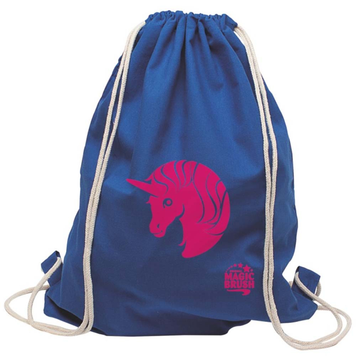 Drawstring Bag Unicorn Blauw in de groep Rijkleding / Accessoires / Tassen bij Equinest (329998BL)