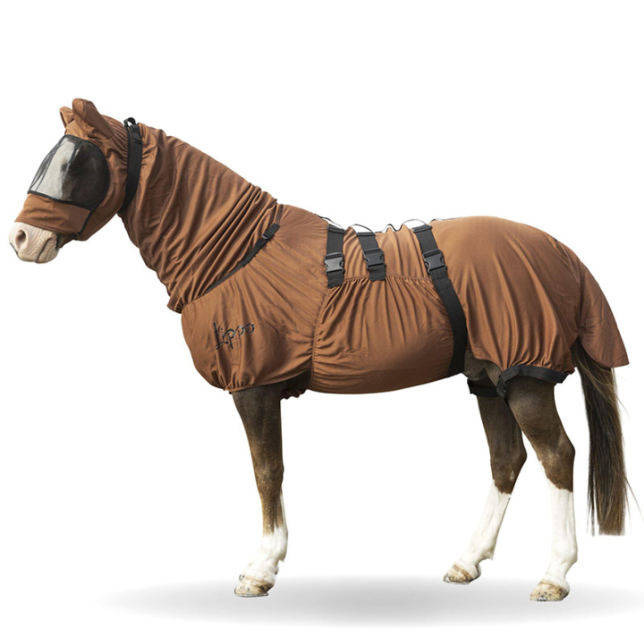 Eczeemdeken UV-Protection Plus Bruin in de groep Vliegbescherming / Paardendekens bij Equinest (330805BR_r)