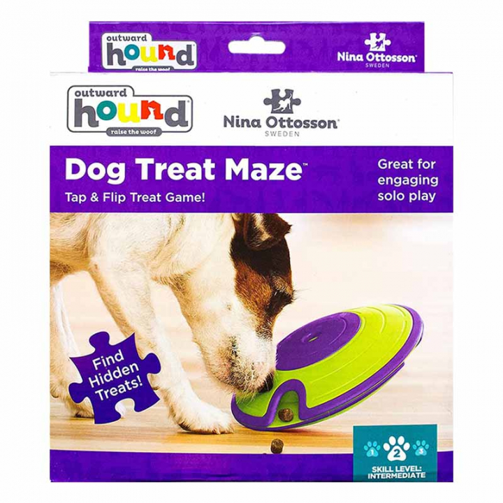 Activiteitsspeeltje Dog Treat Maze Level 2 Paars/Groen in de groep Hond / Hondenspeelgoed / Activeringsspeelgoed bij Equinest (333166GNPU)