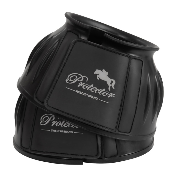 Rubberen Springschoenen Flexible Zwart in de groep Paardenuitrusting / Beenbeschermers & Bandages / Springschoenen bij Equinest (333411BA_r)