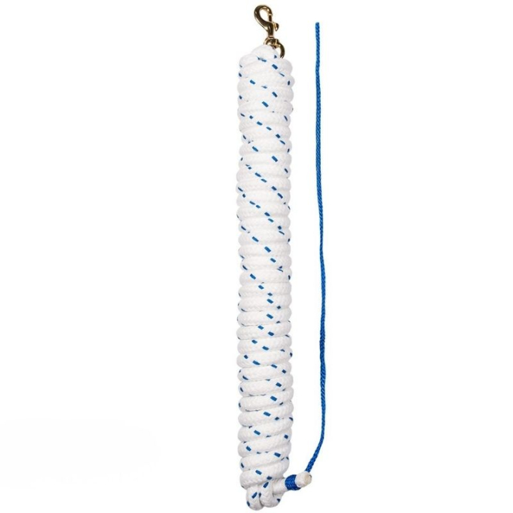 Trainingslijn Jarn NH Wit/Marineblauw in de groep Paardenuitrusting / Halstertouwen & Trailerlijnen / Nylon & Katoenen halstertouw bij Equinest (3400106543WHNA_r)